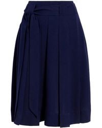 Proenza Schouler - Jess Pleated Belted Skirt - Lyst
