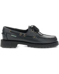Sebago - Leather Lace-Up Loafers - Lyst