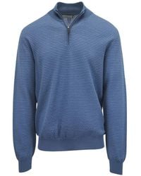 Canali - Pullover mit Reißverschluss - Lyst