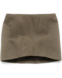 Mugler - Tailored Mini Skirt - Lyst