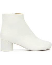 MM6 by Maison Margiela - 40Mm Anatomic Ankle Boots - Lyst