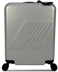 K-Way - Valigia Con Logo Goffrato - Lyst