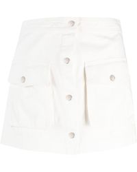 STAUD - High-waisted Cotton Shorts - Lyst