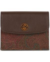 Etro - Kartenetui Mit Paisleymuster - Lyst