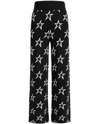 Perfect Moment - Chalet Embroidered-Logo Knitted Trousers - Lyst