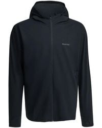 Montbell - Logo-Print Zip-Up Hoodie - Lyst