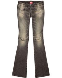 DIESEL - Belthy 0jgal Bootcut Jeans - Lyst