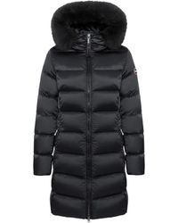 Colmar - Fur-Trim Quilted Coat - Lyst