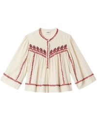Isabel Marant - Top Brodé Juline - Lyst