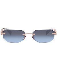 Balmain - Arcade Geometric-Frame Sunglasses - Lyst