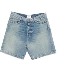 Rhude - Pantalones Vaqueros Cortos Con Botones - Lyst