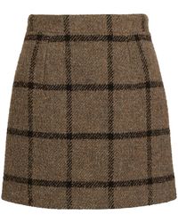 Patou - Tweed Mini Skirt - Lyst
