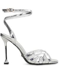 GOLD&ROUGE - Ama Crinkled-Effect Sandals - Lyst