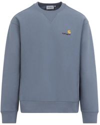 Carhartt - American Script Embroidered-Logo Crew-Neck Sweater - Lyst