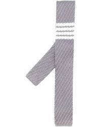 Thom Browne - 4-bar Knitted Silk Tie - Lyst