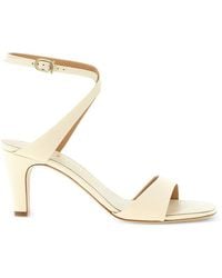 Ferragamo - Square-Toe Ankle-Strap Sandals - Lyst