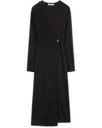Ports 1961 - Asymmetrical Buttoned Midi Dress - Lyst