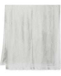 Emporio Armani - Sciarpa Con Logo Jacquard - Lyst