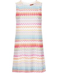 Missoni - Zigzag-woven Mini Dress - Lyst