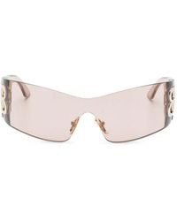 Balenciaga - Sonnenbrille Mit Logo - Lyst