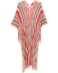 Missoni - Chevron-Knit Poncho - Lyst