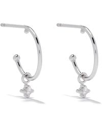 Wouters & Hendrix - 18Kt Diamond Hoop Earrings - Lyst