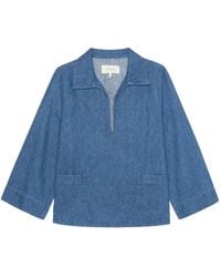 The Great - V-Neck Patch-Pocket Tunic - Lyst