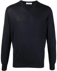Cruciani - Long-Sleeve V-Neck Jumper - Lyst