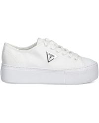 Guess - Baskets À Plaque Logo - Lyst