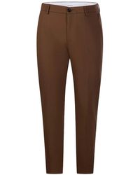 Department 5 - Pressed-Crease Tailored Trousers - Lyst