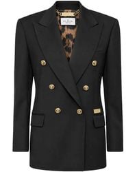 Philipp Plein - Blazer En Satin - Lyst