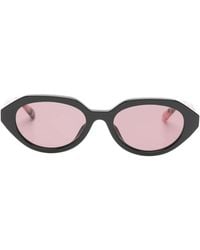 Gucci - Gafas De Sol Double G Con Montura Geométrica - Lyst