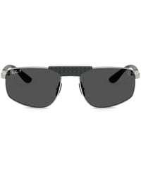 Ray-Ban - Textured Geometric Sunglasses - Lyst