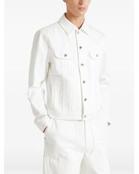 Givenchy - Button-Up Denim Jacket - Lyst