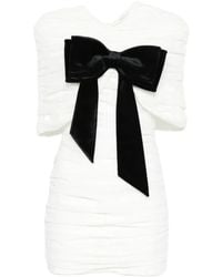 ShuShu/Tong - Bow-Detail Mini Dress - Lyst