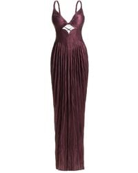 Maria Lucia Hohan - Robe Longue À Design Plissé - Lyst