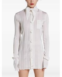 ROT - Ribbed Tie-Collar Shirt - Lyst