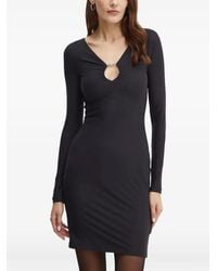 Guess - Cut-Out Long-Sleeve Mini Dress - Lyst