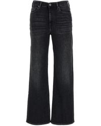 AG Jeans - Faded-Effect Straight-Leg Jeans - Lyst