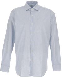 Bagutta - Button-Fastening Striped-Pattern Shirt - Lyst