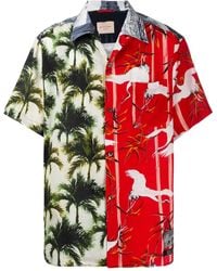 Buscemi - Hemd Mit Palmen-Print - Lyst