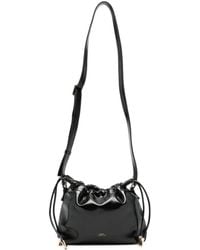 A.P.C. - Mini Ninon Leather Shoulder Bag - Lyst