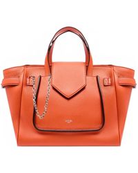 Lancel - S Thea Chain-Detail Grained-Leather Tote Bag - Lyst