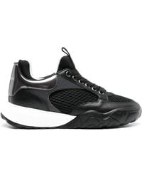 McQueen - Panelled Chunky Sneakers - Men's - Rubber/calf Leather/fabric/calf Leatherpolyamide - Lyst