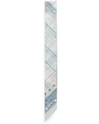 Acne Studios - Check-Print Studded Scarf - Lyst
