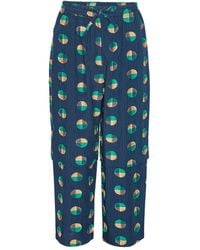 Henrik Vibskov - Shants Circular-Pattern Drawstring Trousers - Lyst