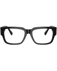 Versace - Medusa Rectangle-Frame Glasses - Lyst