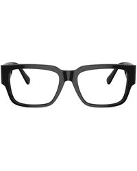 Versace - Medusa Rectangle-Frame Glasses - Lyst