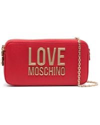 Love Moschino ロゴ ショルダーバッグ - レッド