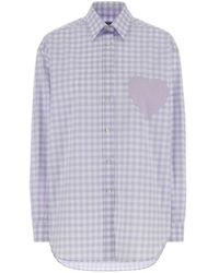 Moschino - Gingham-Pattern Shirt - Lyst